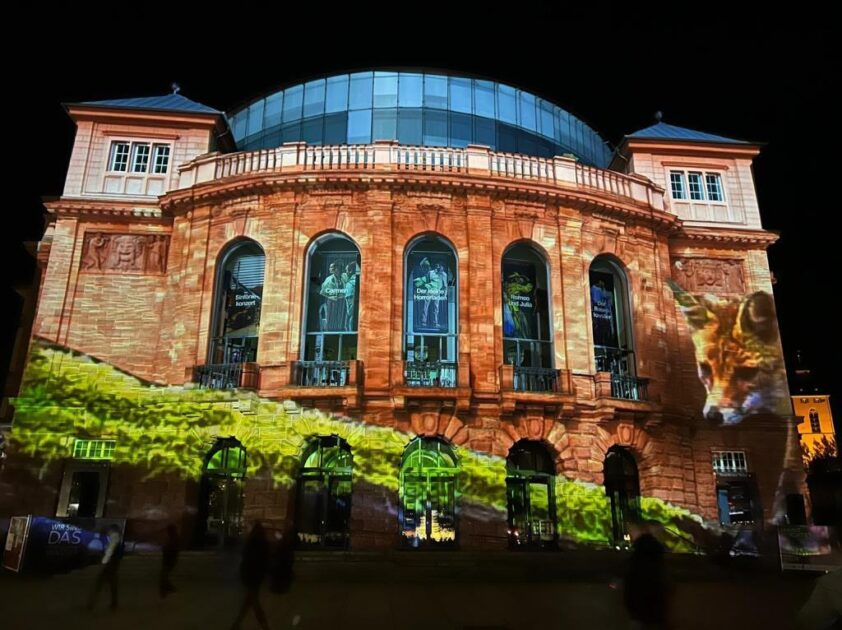 Mainz leuchtet im September - hier das Theater